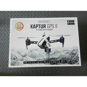 Protocol Kaptur GPS II Wi-Fi Drone with HD Camera, In Hand!